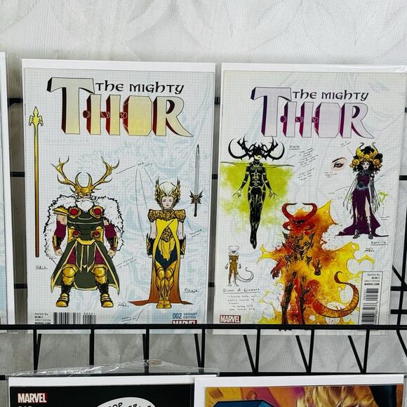 Mighty Thor 1-3 9 10 12 Lot Volume 3 Jane Foster Design Variants Mjolnir Origin - Picture 5 of 5